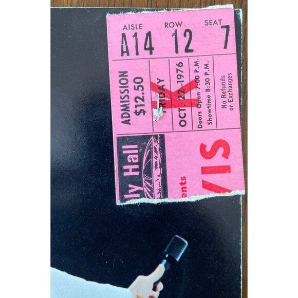 Elvis Souvenir Folio Concert Edition 1977 Volume 6 With Ticket - Picture 2 of 6
